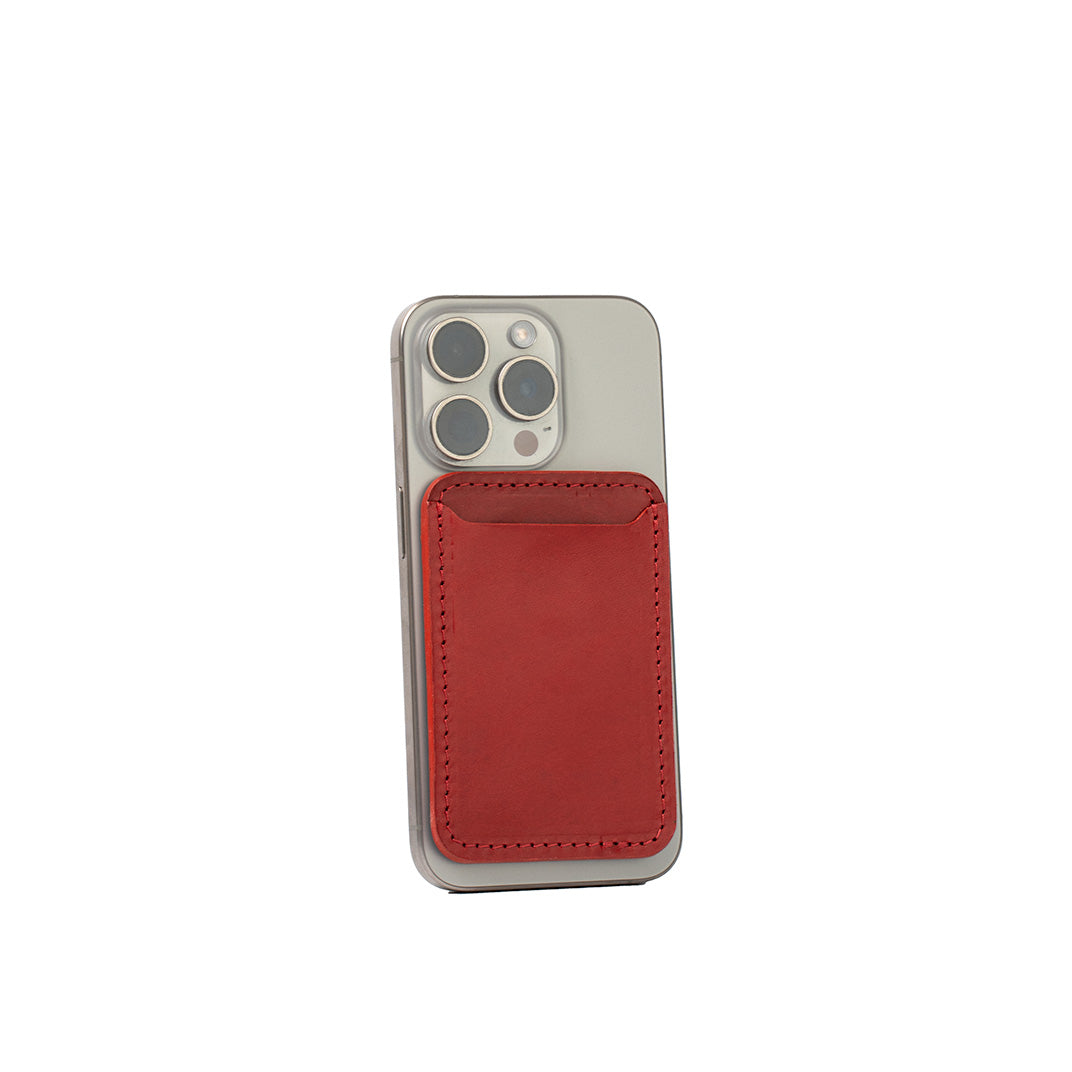 Top-Grain Leather MagSafe wallet - Classic-2